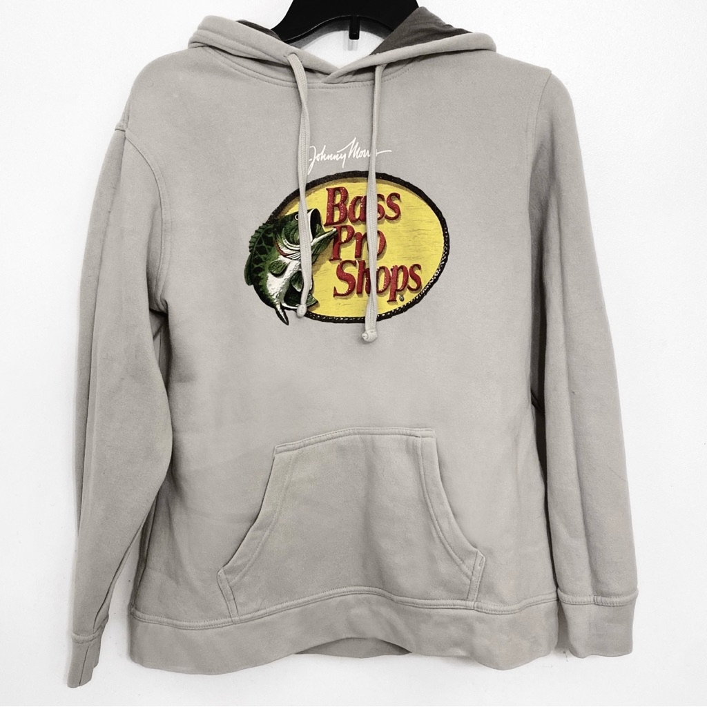 Bass Pro Shop Gray Hoodie M